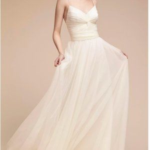 Watters Tinsley Tulle Wedding Dress ivory tulle 2